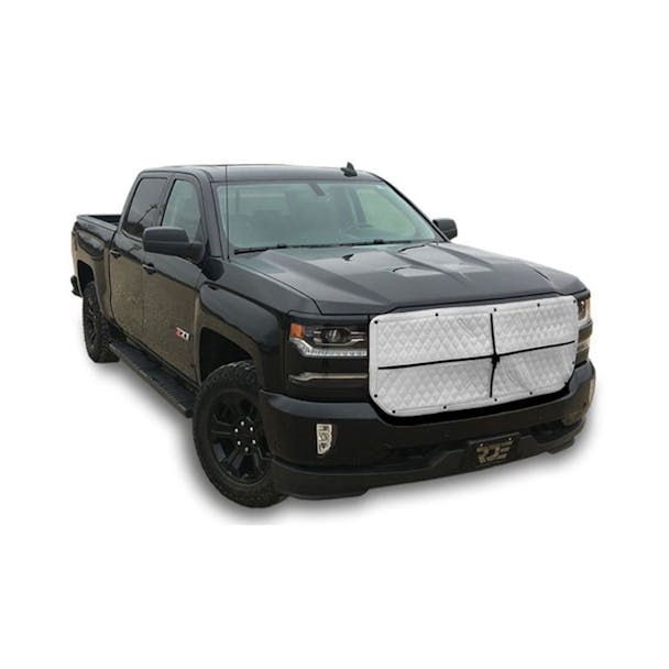 Pickup Truck Quilted 2-Zip Winter Front By Robert James - White