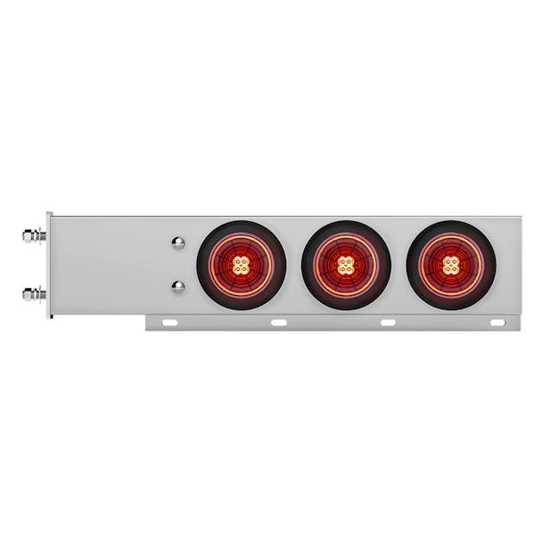 Chrome Mud Flap Hangers With Abyss LED Lights - Default