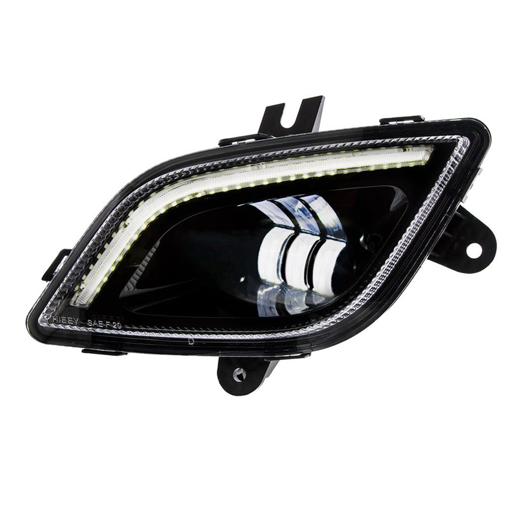 Freightliner Cascadia Black LED Fog Light With Light Bar A66-03653