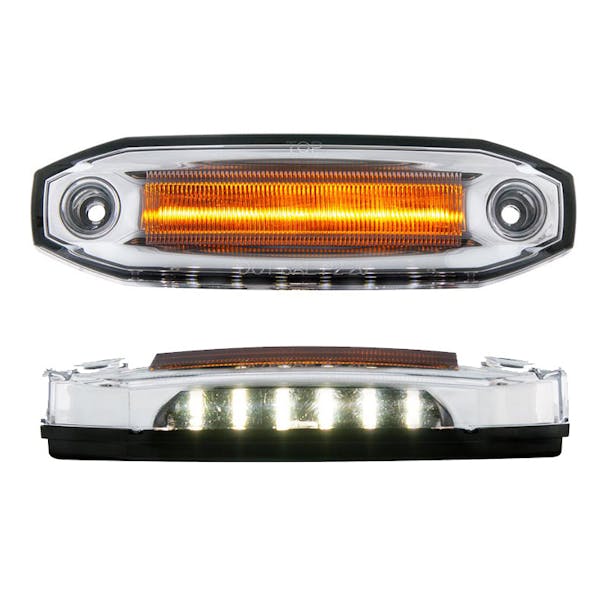 12 LED Rectangular Amber Clearance Marker Light - Showcase