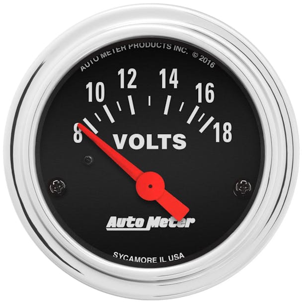 AutoMeter 2 1/16" Air-Core Electric Voltmeter Gauge