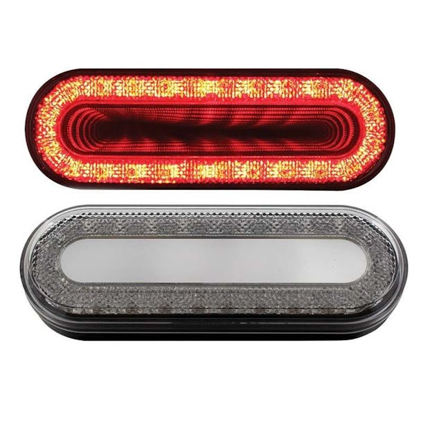 6" Oval STT & PTC Mirage Double Vision LED Light  All Options