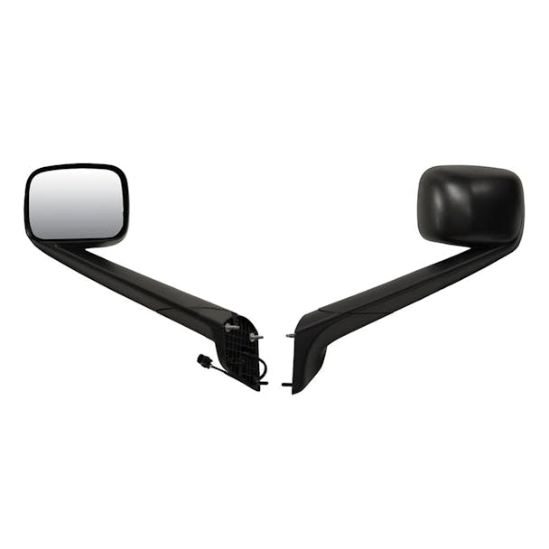 Freightliner Cascadia P4 2018 & Newer Heated LED Hood Mount Mirror Assembly - Both