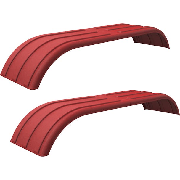Minimizer Poly Truck Fenders Tandem Axle Red The Work Horse 4000 Series