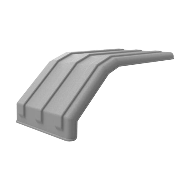 Poly Truck Half Fenders Square Back Galvanized Color Minimizer 1550 Fender Series