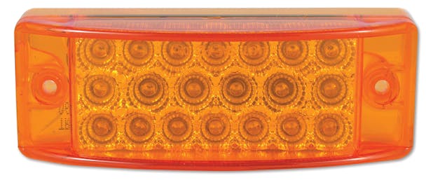 Rectangular LED Clearance Marker Light - Red, Amber, Clear Lens