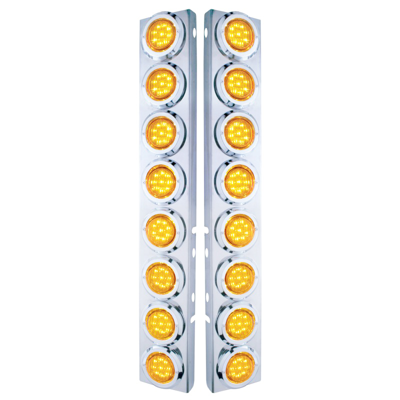 Peterbilt 379 389 Front Air Cleaner Light Bar With 16 2