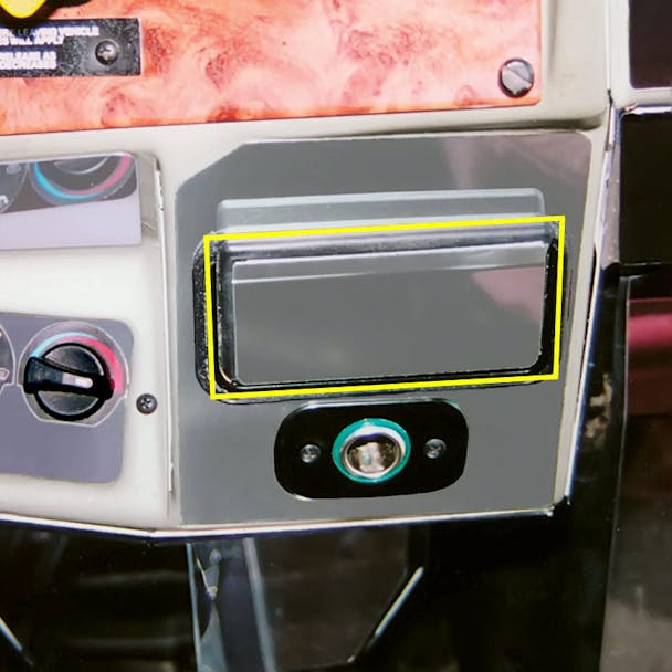 Peterbilt Stainless Steel Ash Tray And Lighter Trim