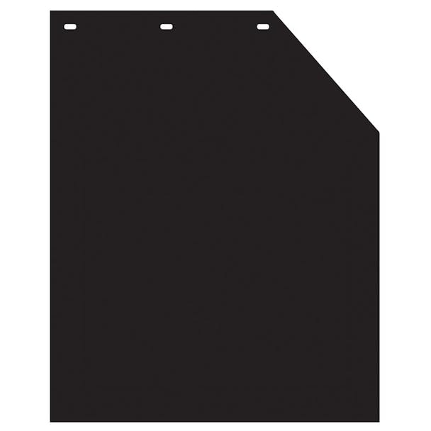 Polygard 3/16" Black Angled Mud Flaps Set