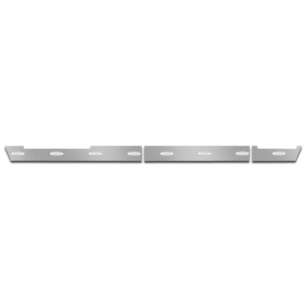 Volvo VNL 630 670 Side Fairing Panel Set With Amber LEDs
