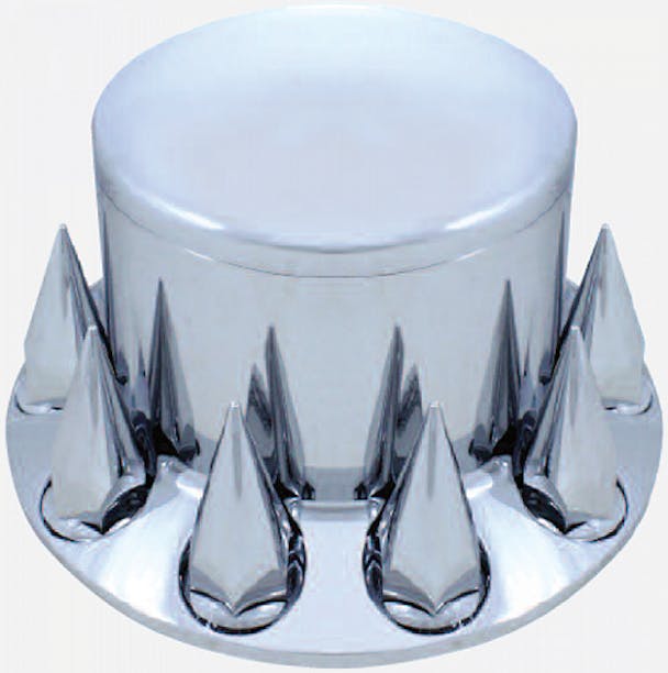 Chrome Rear Axle Wheel Cover w Hubcap & Lug Nut Covers The Gladiator