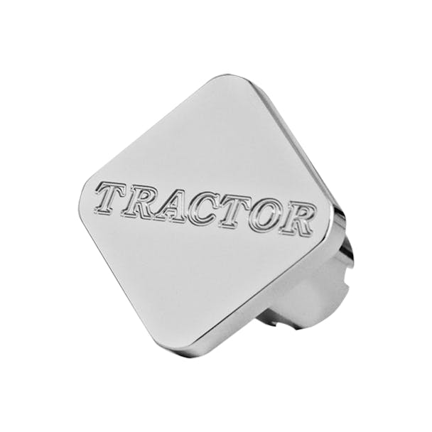 Engraved Tractor Trailer Script Air Brake Knob