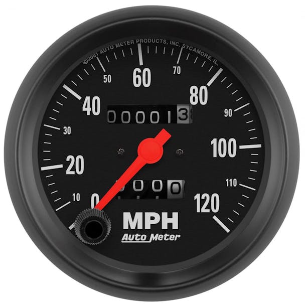 AutoMeter 3 3/8" Mechanical Speedometer Gauge Z-Series