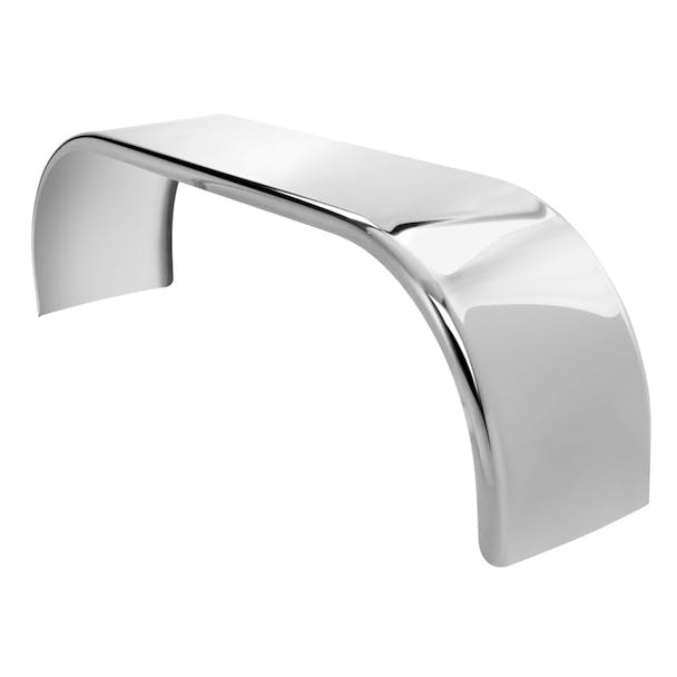 Hogebuilt Stainless Steel 143" Value Line Full Tandem Low Rider Fenders On Truck Side View