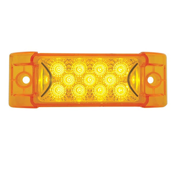 13 LED Rectangular Clearance Marker Light With Reflector - All Styles