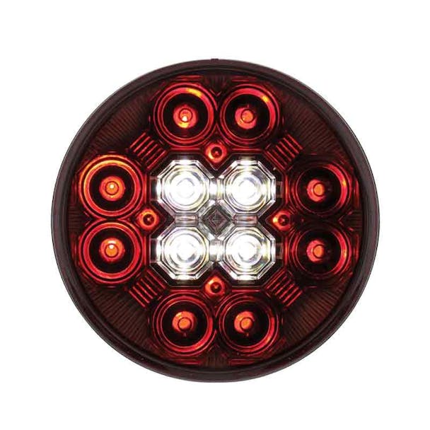 4" Round STT And Back-Up Combo LED Light