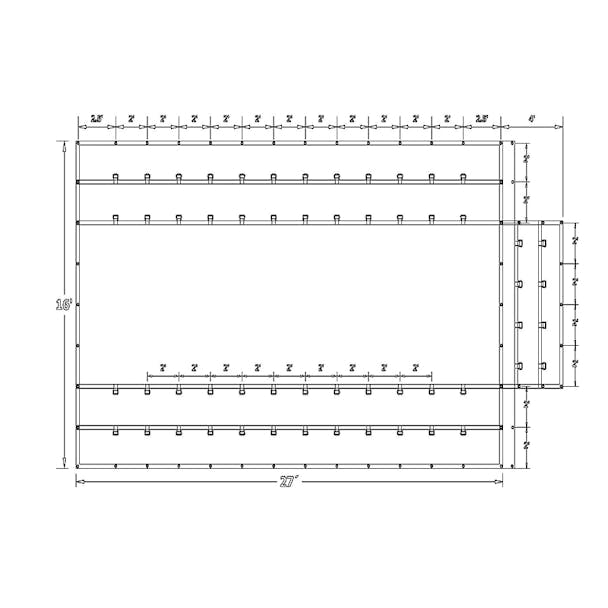 Heavy Duty 18oz Lumber Tarp - Black