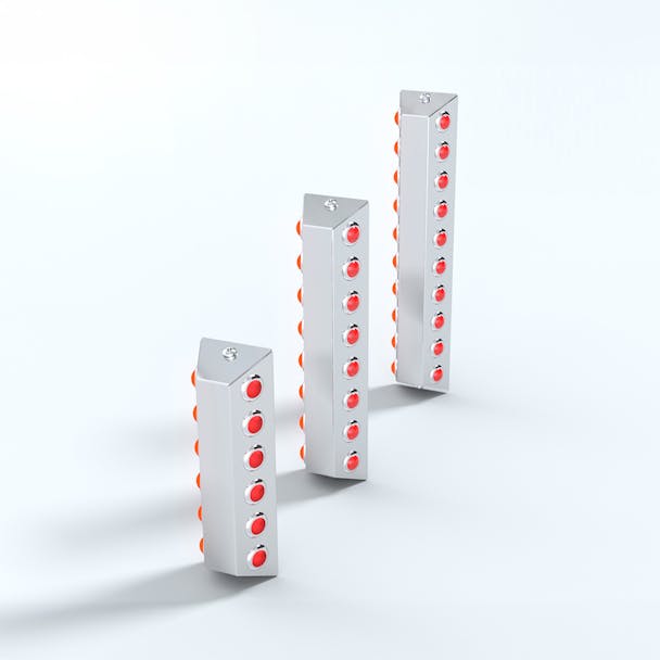 Phantom Universal Lightbars With 3/4" Button LEDs