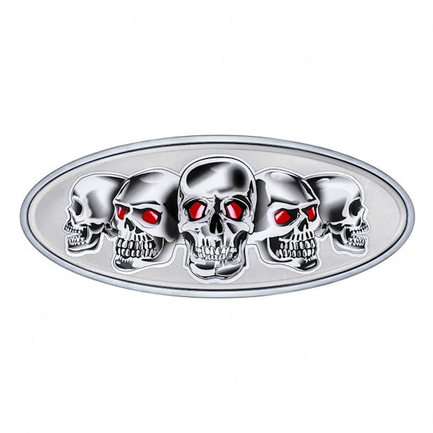 Peterbilt Chrome Skull Emblem
