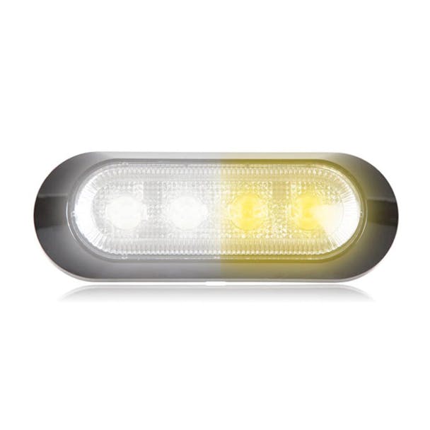 4 LED 0.9" Ultra Thin Warning Light By Maxxima Both Default