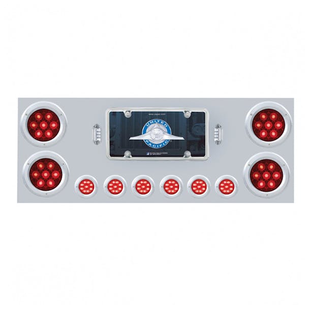 Competition Series Rear Center Panel With 4" & 2" Round LEDs