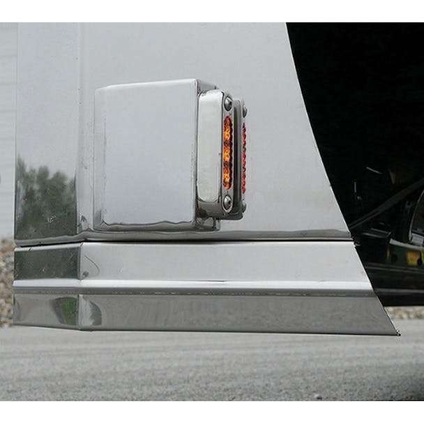 Universal Side Signal Wedge Bracket With LEDs