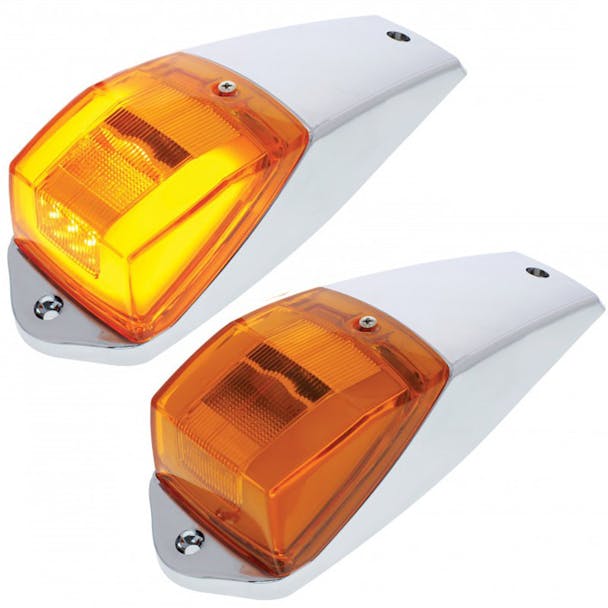24 LED Rectangular GLO Cab Light Lit