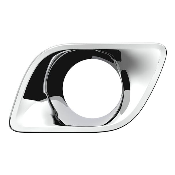 Kenworth T680 Chrome Plastic Fog Light Bezel 2013-2021 - default
