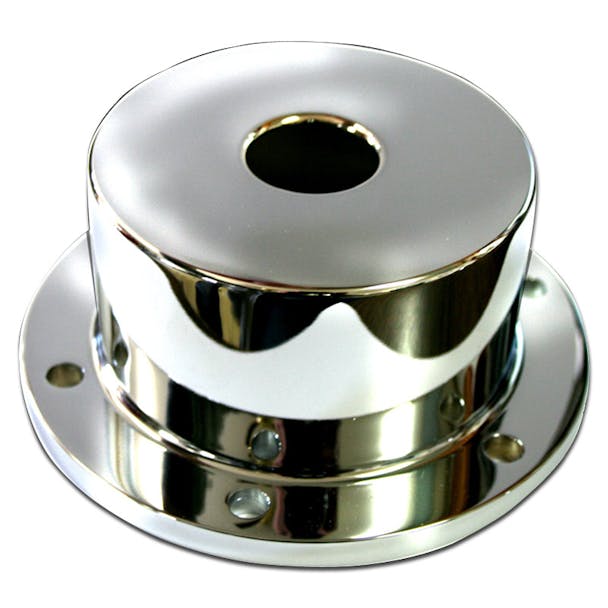 Chrome Front Hub Oil Cap Replacement Cover On Truck