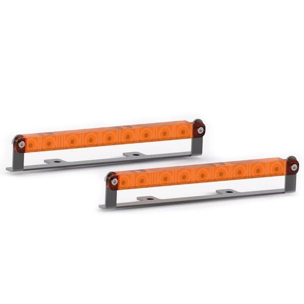 Peterbilt Fender Step Light Brackets By Shift Products - Default