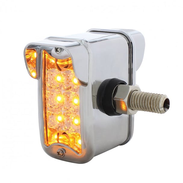 Dual-Function-Double-Face-Reflector-Light-Straight-Mount-Amber-Lens-Option