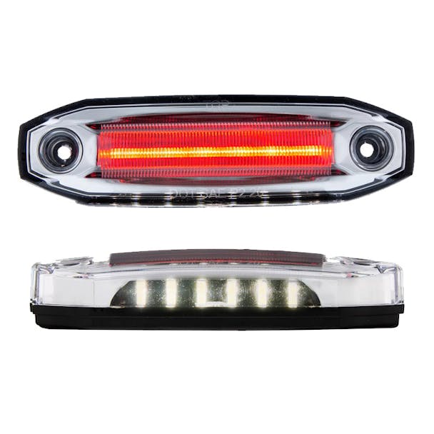 12 LED Rectangular Red Clearance Marker Light - Showcase