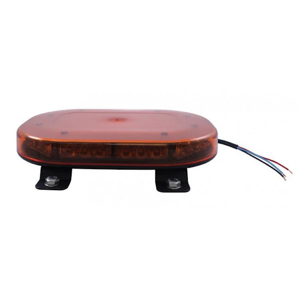 30 High Power LED Micro Strobe Amber Lens Warning Bar On