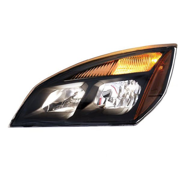Freightliner Cascadia 2018+ New Body Style Halogen Blackout Headlights