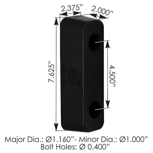 Rectangle Trailer Bumper