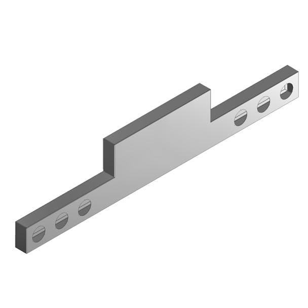 Universal Rear Reverse T-Bar & Panel With Light Cut Outs By Iowa Customs - Default