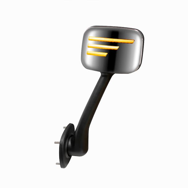 Freightliner Cascadia Sequential LED Mirror Cover - Default