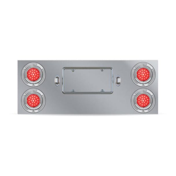 Rear Center Panel With Dual Revolution Starburst Watermelon LED Lights - All Options