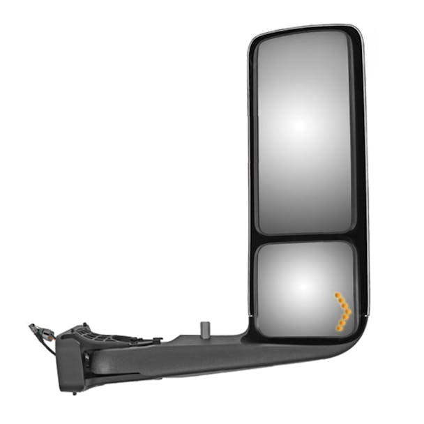 International LT Heated Mirror Assembly With Turn Signal On | Both Sides with Mirror Facing Forward