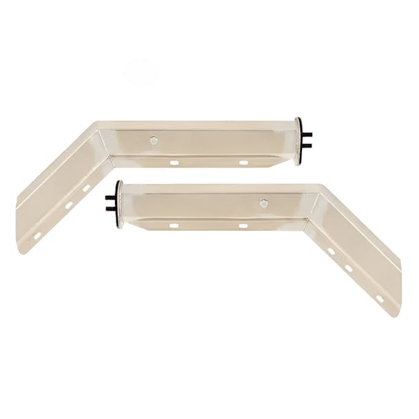 430 Stainless Steel Angled Spring Loaded Mud Flap Hanger Kit - Both Options