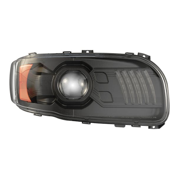 LED 9600 Black Headlight - Complete Set