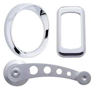 Peterbilt 386 Interior Chrome Trims