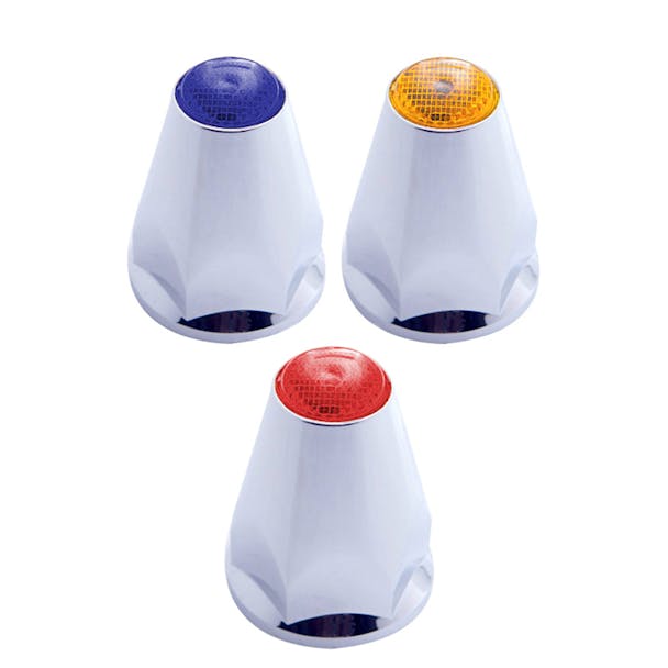 33mm Push-On Reflector Nut Cover With Flange