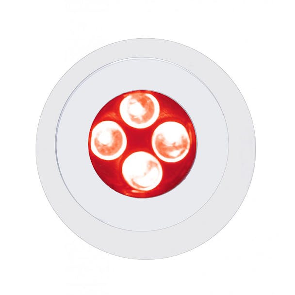 4 LED License Plate Fastener Red