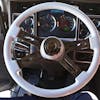 Classic White 18" Steering Wheel
