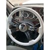Classic White 18" Steering Wheel With Chrome Bezel Top View