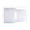 Chrome Exhaust Reducer - O.D. to I.D. - Dimensions