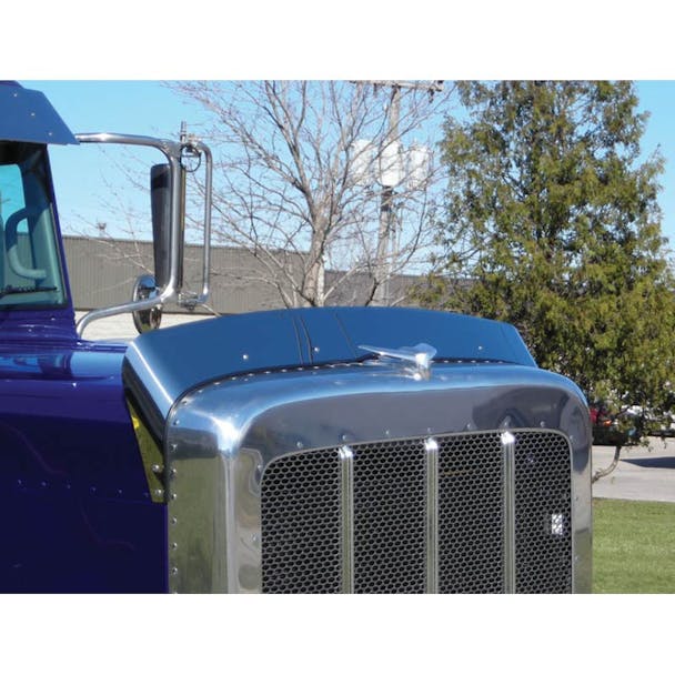 Bug Shield Deflector for Peterbilt 379 Extended Hood