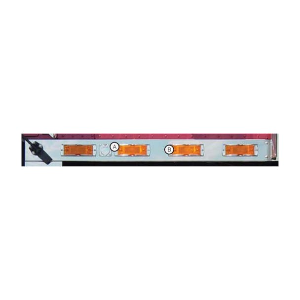 International 9900i ix 52" Cab panels with Heater plug and 8 Super21 Lights