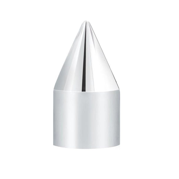 10 Pack of Chrome Plastic 1/2" Push On Spike Lug Nut Covers